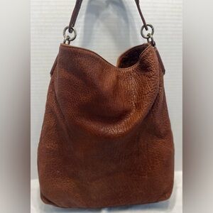 ALEXANDER WANG BROWN
PEBBLED LEATHER SILVER STUDDED DARCI BAG~ EUC